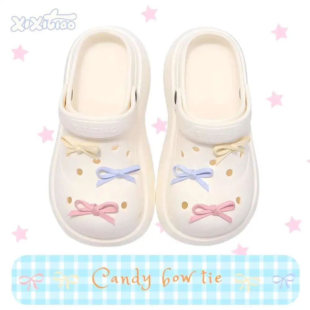 

2025Summer New Thick Bottom Cartoon Anti-skid Sandals For Women; Multi-functional Outdoor Shoes; Multi-functional; For Beach Use