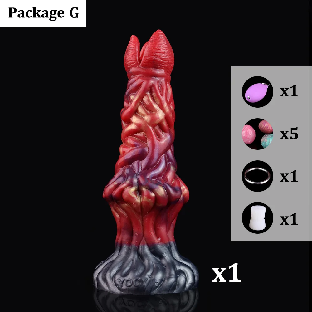 Plug anale fantasy dildo in silicone per uomo e donna monster_voghion.com