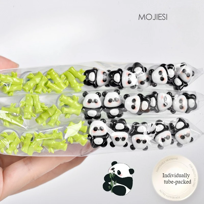 10 Pcs Random Style Lash Brush Eyelash Brushes for Eyelash Extensions Spoolies Cleaning Mascara Wands Tube Panda Tube Mascara