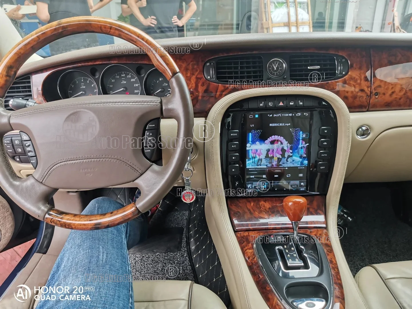 GPS Navigation For Jaguar XJ X-TYPE S-TYPE 2004-2011 DSP Carplay Car Multimedia Player Auto Radio Tape Recorder Video Android 14