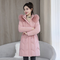 Women's Winter Parka Coat 2025 Thicken Fashion Lady Down Cotton Jacket Korean Version Loose Ladies Cotton Padded Outerwear