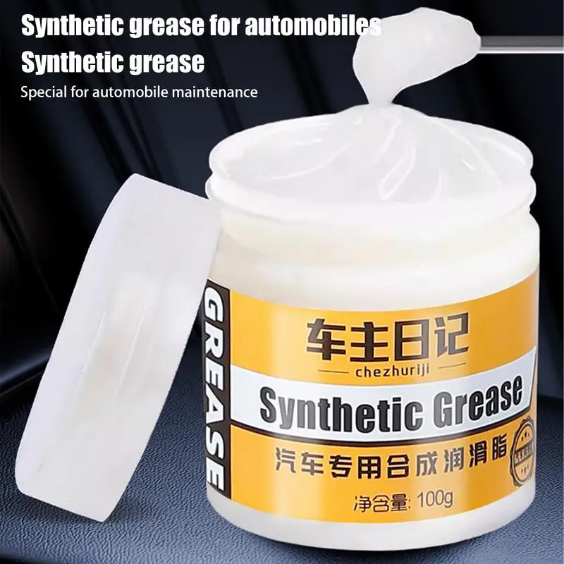 

Car Lubricating Grease Sunroof Track Door Abnormal Noise Antirust Oil White Mechanical Maintenance Gear Bearing Oil Grease