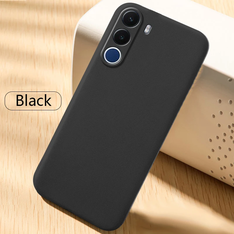 Biruiqu For Realme C100X Anti Slip Soft TPU Sandstone Matte Back Case Cover