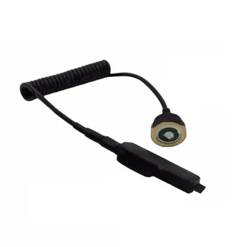 레이저 테일 스위치 빨간색 녹색 레이저 조준 마우스 테일 외부 제어 스위치 클릭 시력 확장 테일 스위치