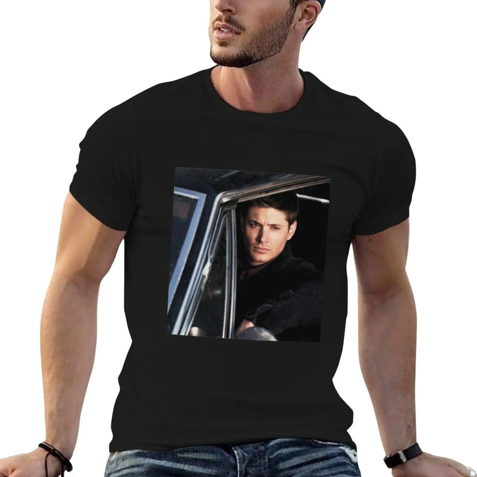 Фото Футболка Jensen Ackles, легкая охлаждающая футболка с короткими рукавами