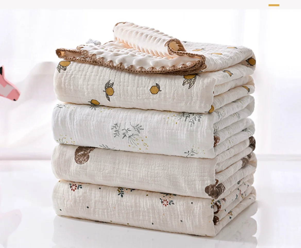 

100cm Baby Blanket Newborn Baby Receiving Blankets For Boys Girls Minky Cotton Soft Swaddle Wrap Crib Quilt Sheet Sleeping Cover