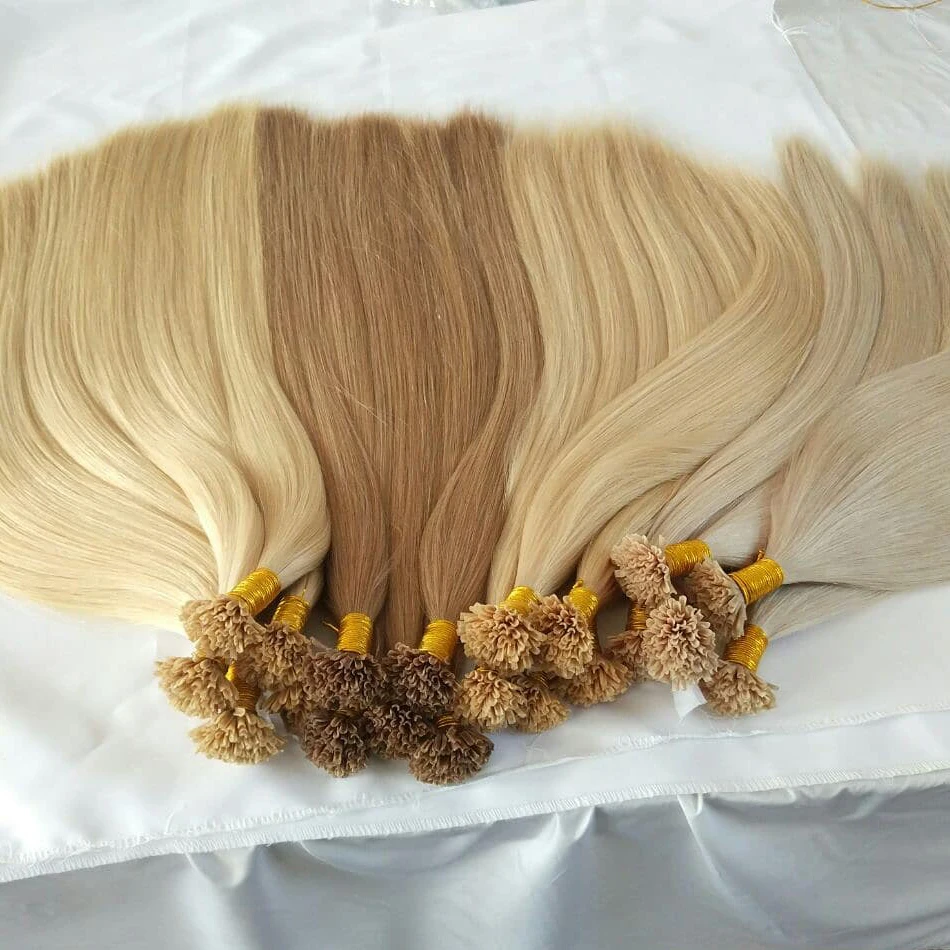 

Прямые наращивание волос с U-образным кончиком, 100% человеческие волосы, кончики ногтей, наращивание волос Remy Fusion, 0,8 г/шт., 12-26 дюймов, можно настроить