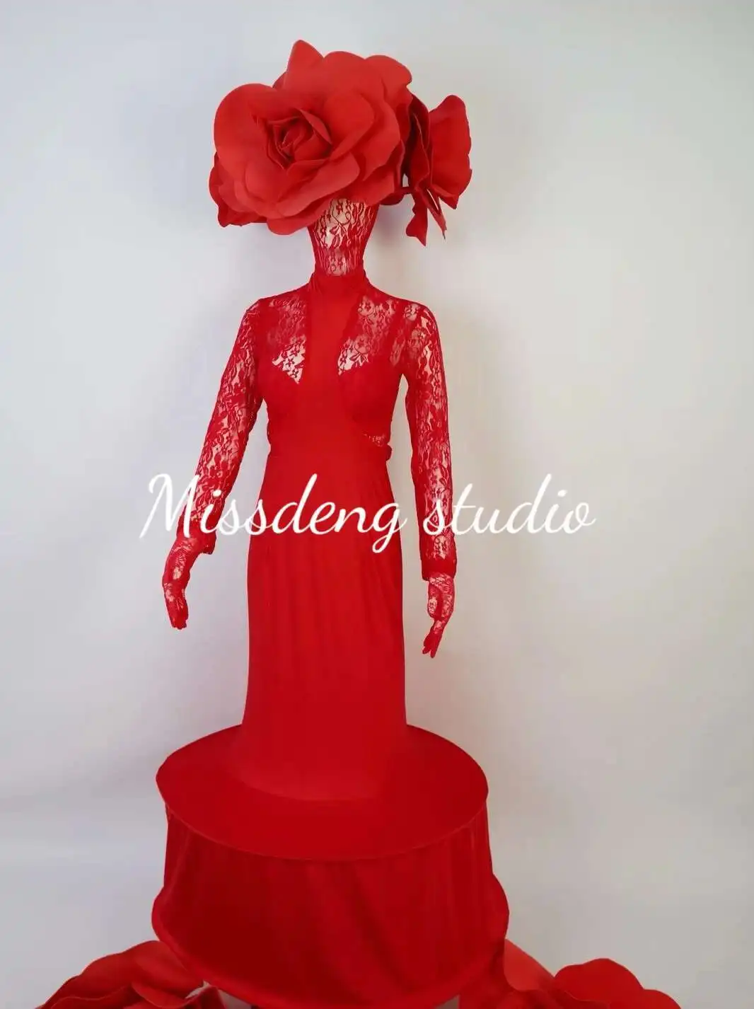 บาร์ไนท์คลับคอสเพลย์เครื่องแต่งกายสวนสนุก Red Rose เครื่องแต่งกาย Gogo สวนสนุก Parade เครื่องแต่งกาย