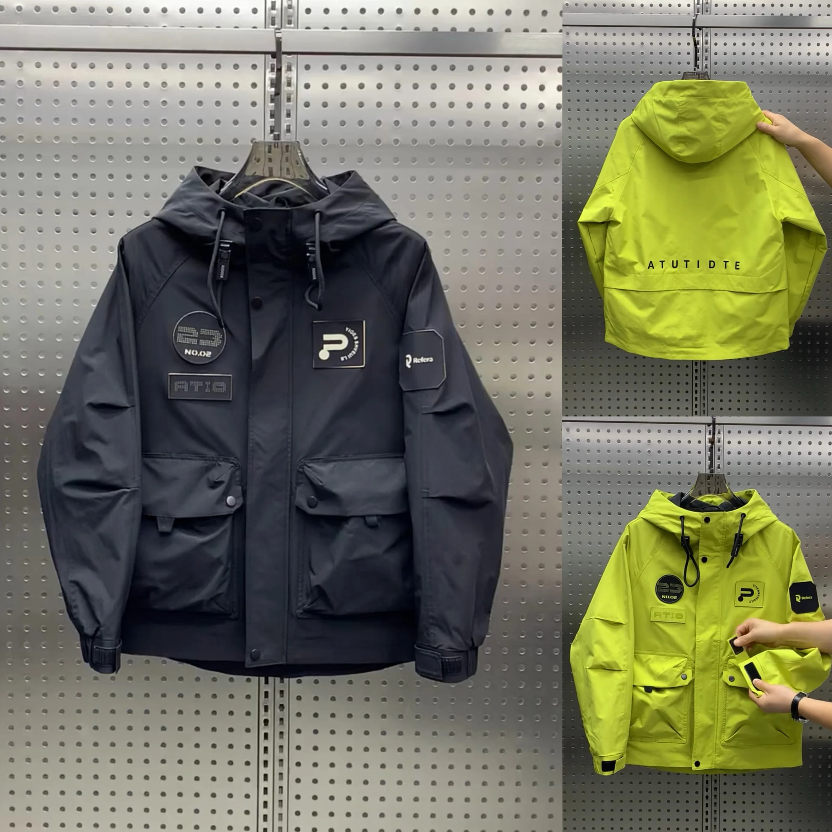 

Повседневная модная мужская рабочая одежда Jaet, осенне-зимняя новая шапка с вышивкой, пальто, молодежное противоветровое длинное пальто на молнии све