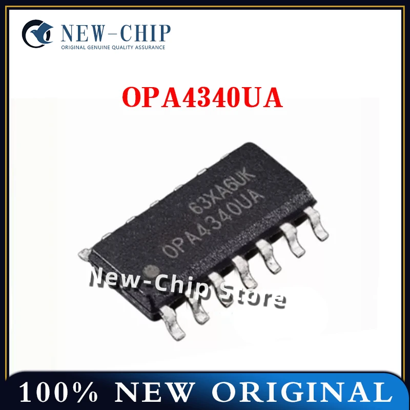 2PCS-50PCS/LOT   OPA4340UA   SOP-14   New Original