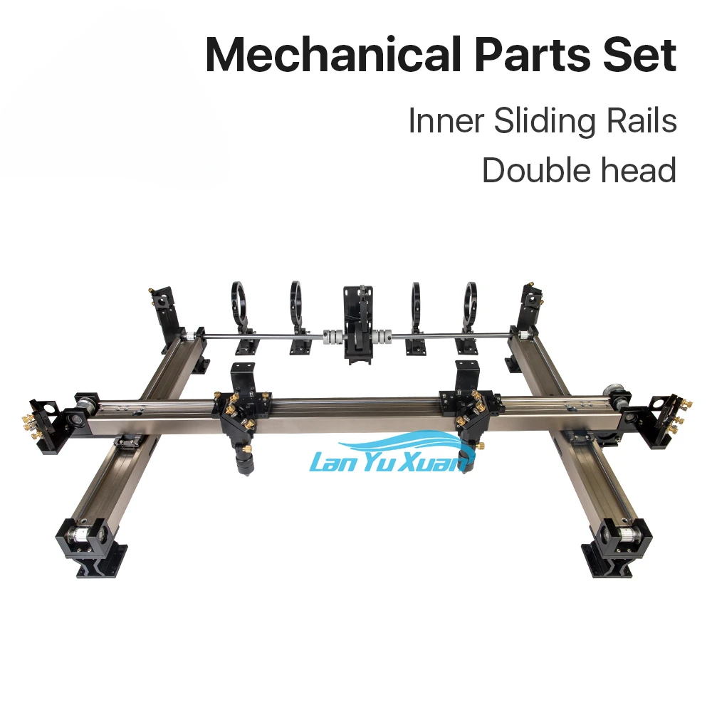 

Cloudray Mechanical Parts Set 600mm*400mm Inner Sliding Rails Kits Spare for DIY 6040 CO2 Laser Engraving Cutting Machine