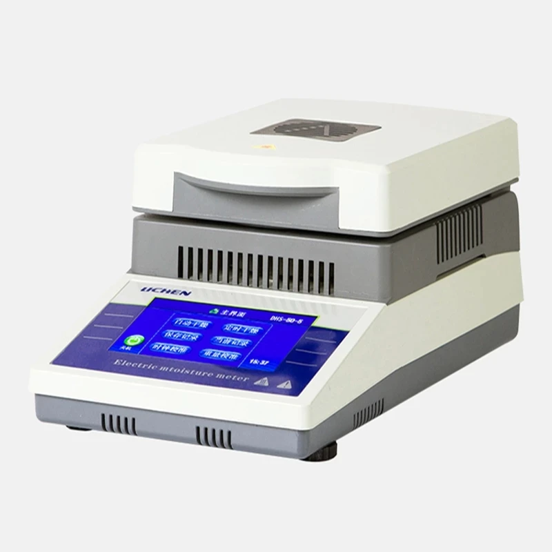 5 Inch Rapid Moisture Analyzer LCD Measuring Instrument Moisture Tester Tea Water Wood Corn Grain Halogen