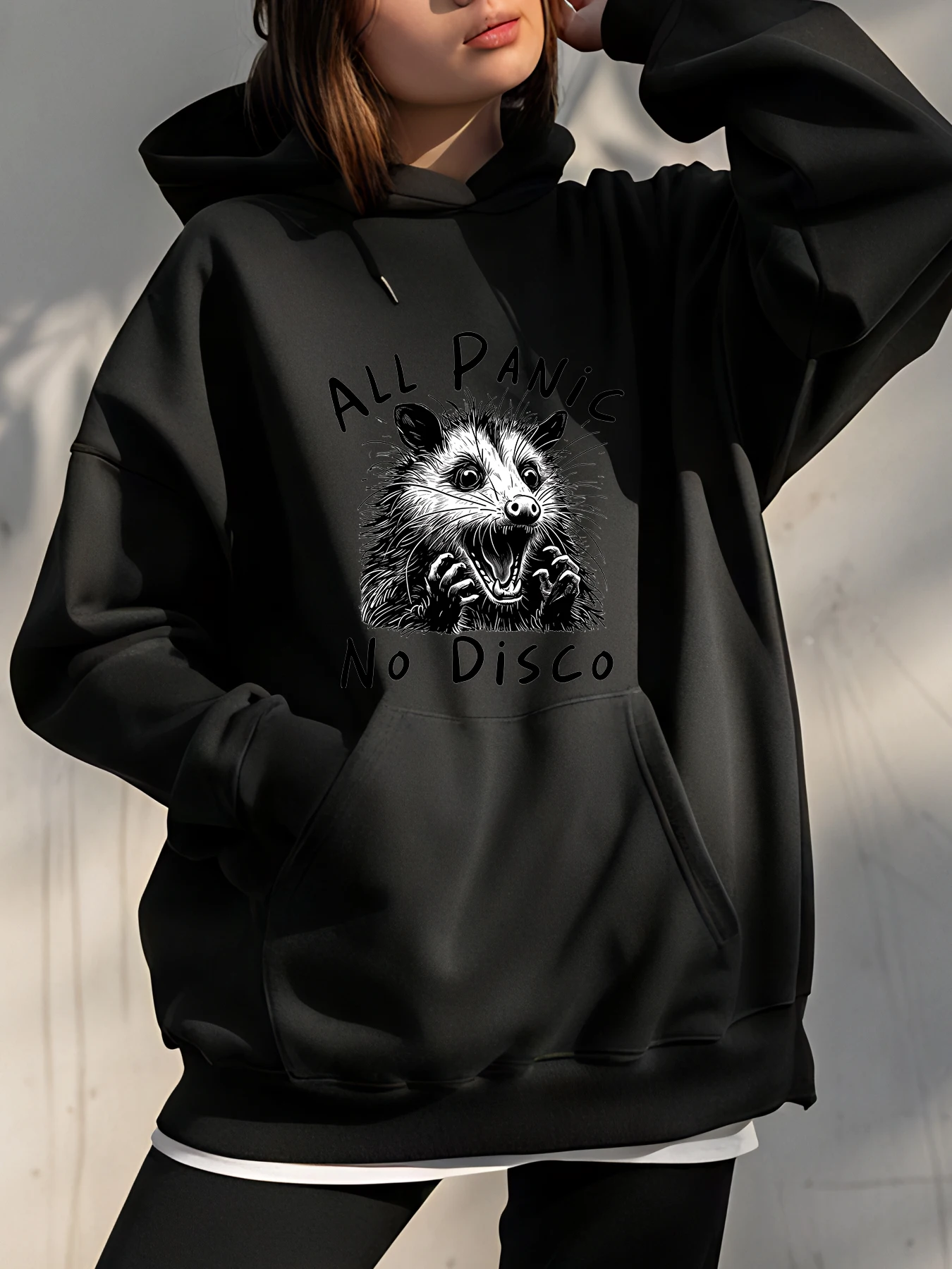 

Толстовка All Panic No Disco Opos с принтом унисекс, повседневная уличная толстовка для мужчин и женщин