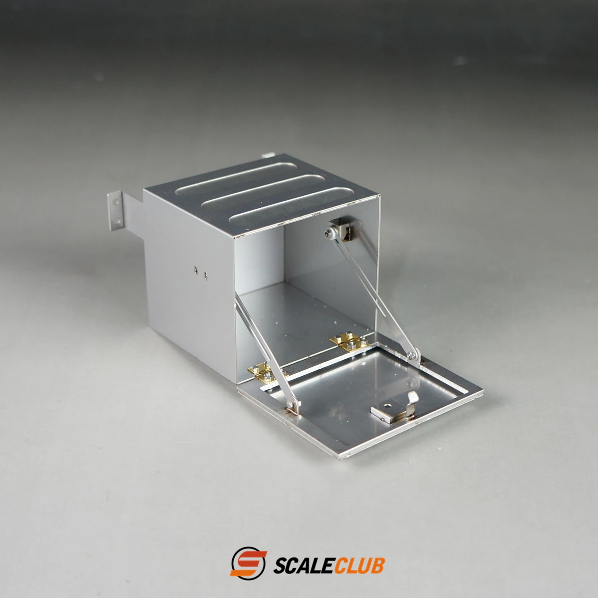 Scaleclub Modello 1/14 Per Regal Volvo Aggiornamento Cassetta degli attrezzi in metallo per Tamiya Scania 770S MAN Benz Volvo RC Rimorchio ribaltabile Auto Parte fai da te