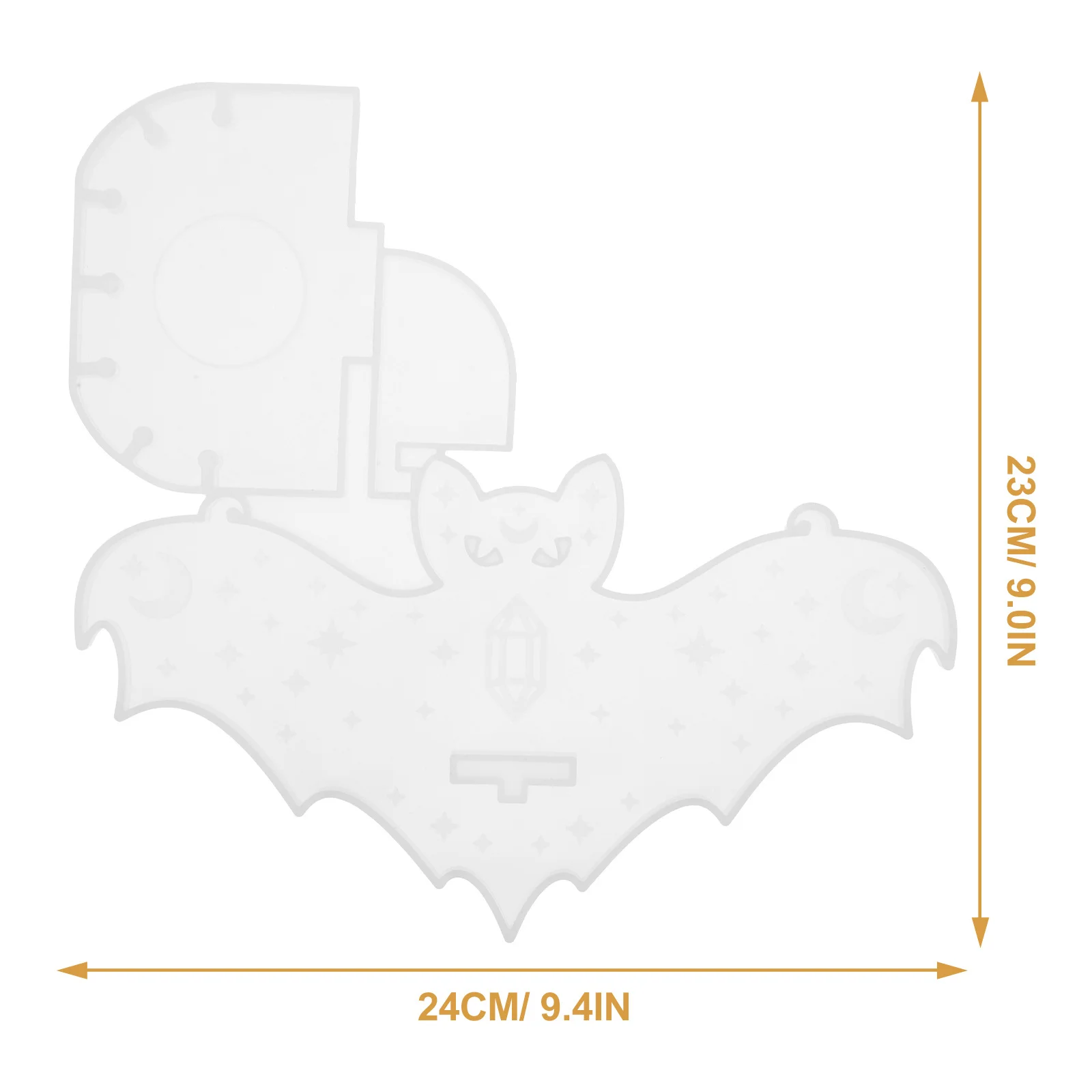 

Cat Wings Storage Rack Mold DIY Silicone Bracket Mold Creative Crystal Epoxy Craft Making Wings for DIY Crafts