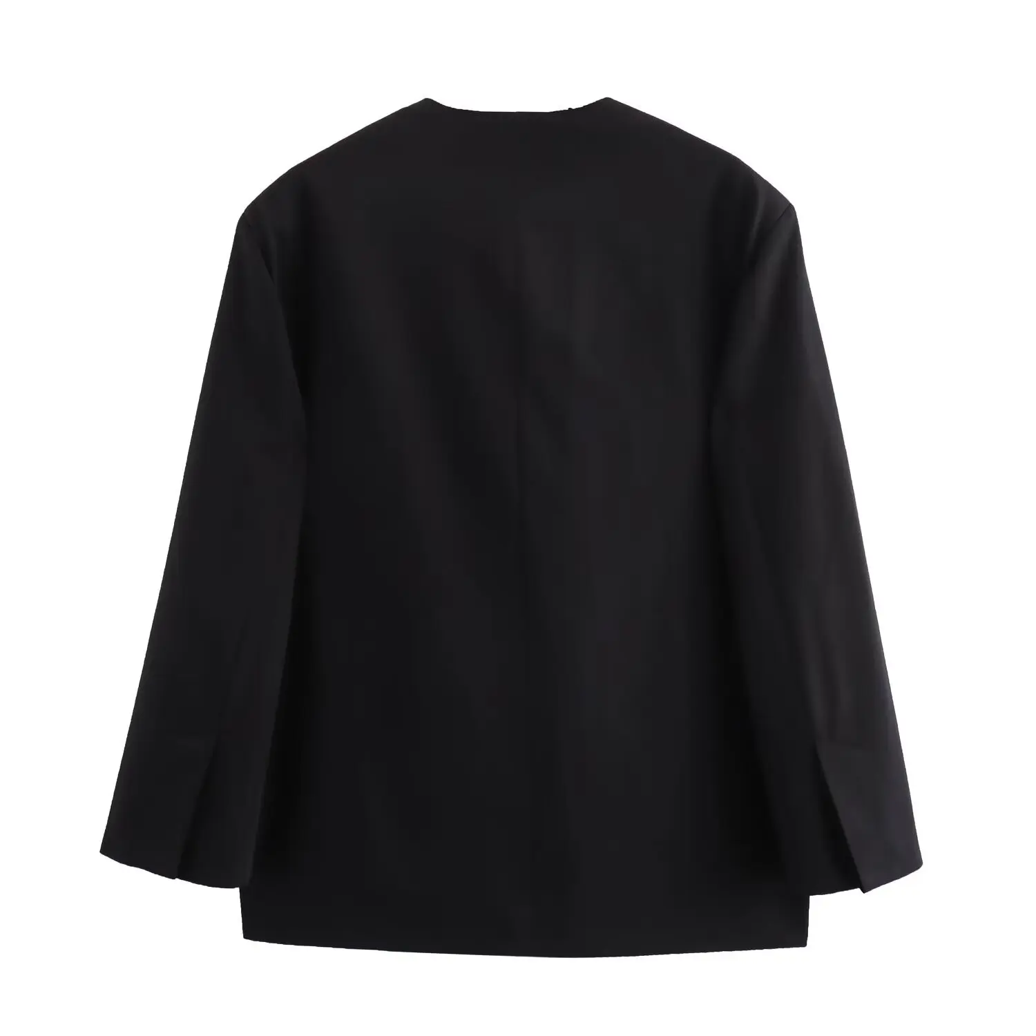 Casual Oversized Black Blazer Women V Neck Bow Tie Pockets Loose Jackets Fashion 2025 Streetwear Women Outwears