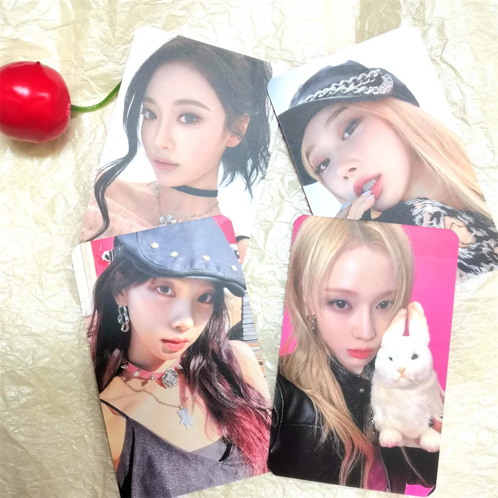 4Pcs/Set KPOP Idols WINTER NINGNING Special Cards High Quality HD Printing Double Sides Printing LOMO Cards GISELLE KARINA Gifts