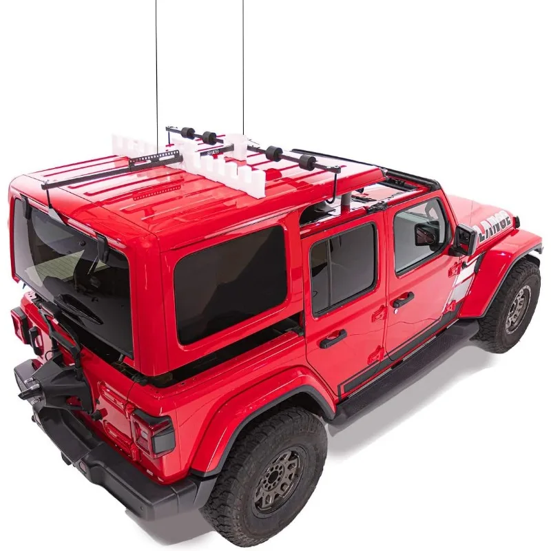 The Jeep Top Hoist The   supports any top with a well-balanced steel frame using the new Balance Blade.