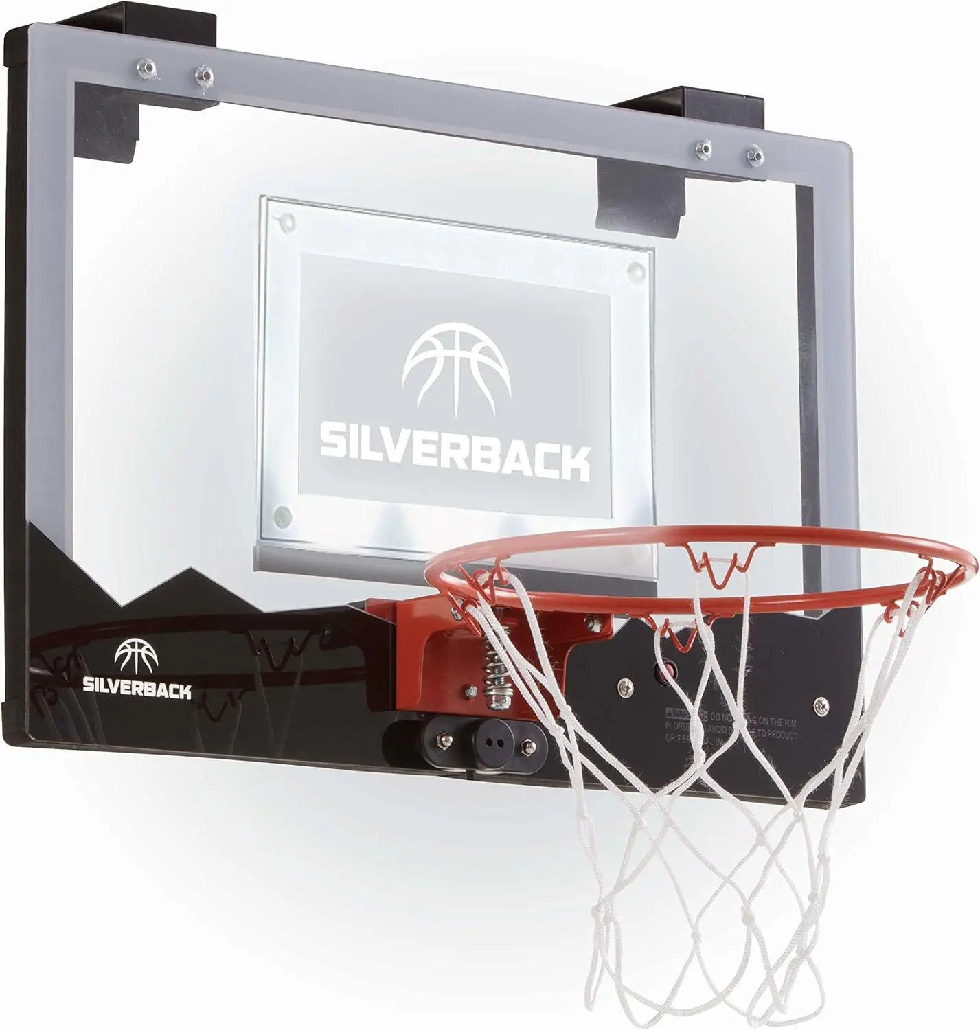 

LED Light-Up Over the Door Mini Basketball Hoop - 18 Inch with Mini Ball and Pump