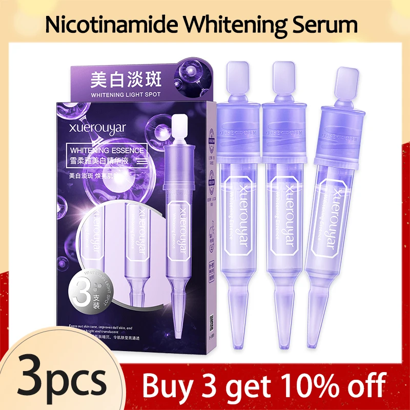 

1/3/5/10 Box Whitening Freckle Face Serum Niacinamide Glutathione Remove Pigment Melanin Hyaluronic Acid Beauty Korea Skin Care