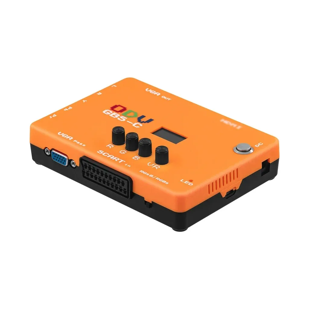 ODV-GBS-C AIO OSSC Adapter Compatible Low Resolution Control RGBS/YPBPR/RGBHV to VGA/HDMI Retro Game Console for P1/2/3/N64 Etc