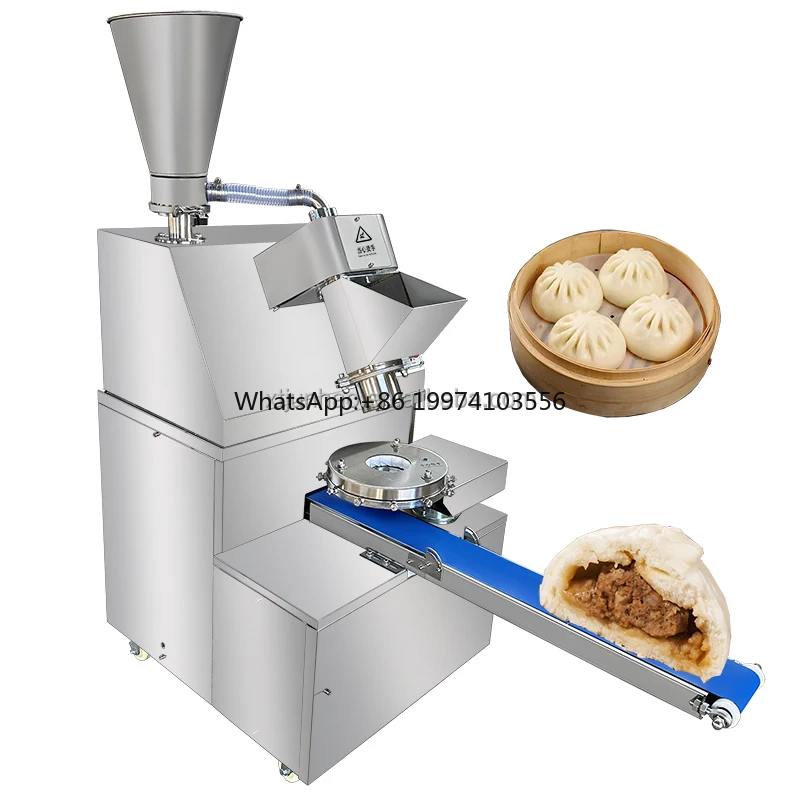 Automatic Manual Baozi Maker Pie Momo Machine Small Soup Dumpling Grain Product Making Machine