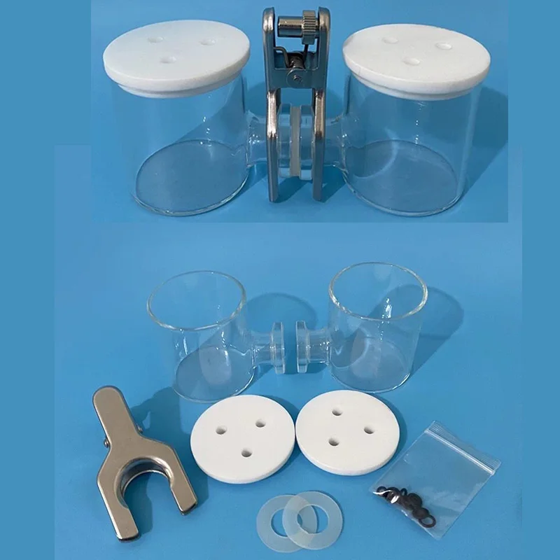 

H-type Replaceable Electrolytic Cell for Cup Three Electrode System Electrochemical Microbial Experimental Cell