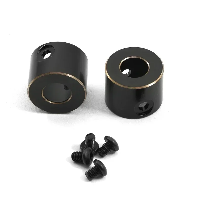 Black Coating Brass Rear Axle Tube Cap for Axial SCX10 PRO 1/10 RC Crawler Car Upgrade Parts Accessories