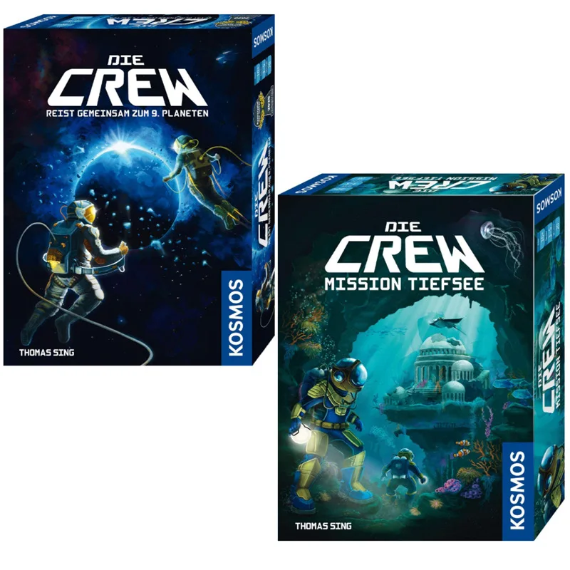 The Crew - Quest for Planet Nine Astronauts Full English Family Gathering Chessboard Game Entertainment Divination Card Game