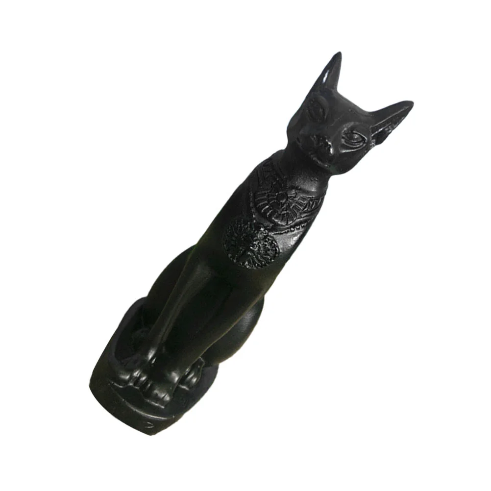 Black Cat Ornaments Egyptian God Animals Decorative Sculpture Resin Goddess Figurine