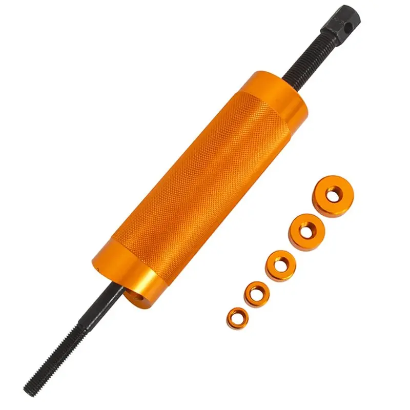 M50K-Motorcycle For Full Skirt Piston Piston Pin Puller, Heavy-Duty Small Engine Wrist Pin Tool With 5 Adapters