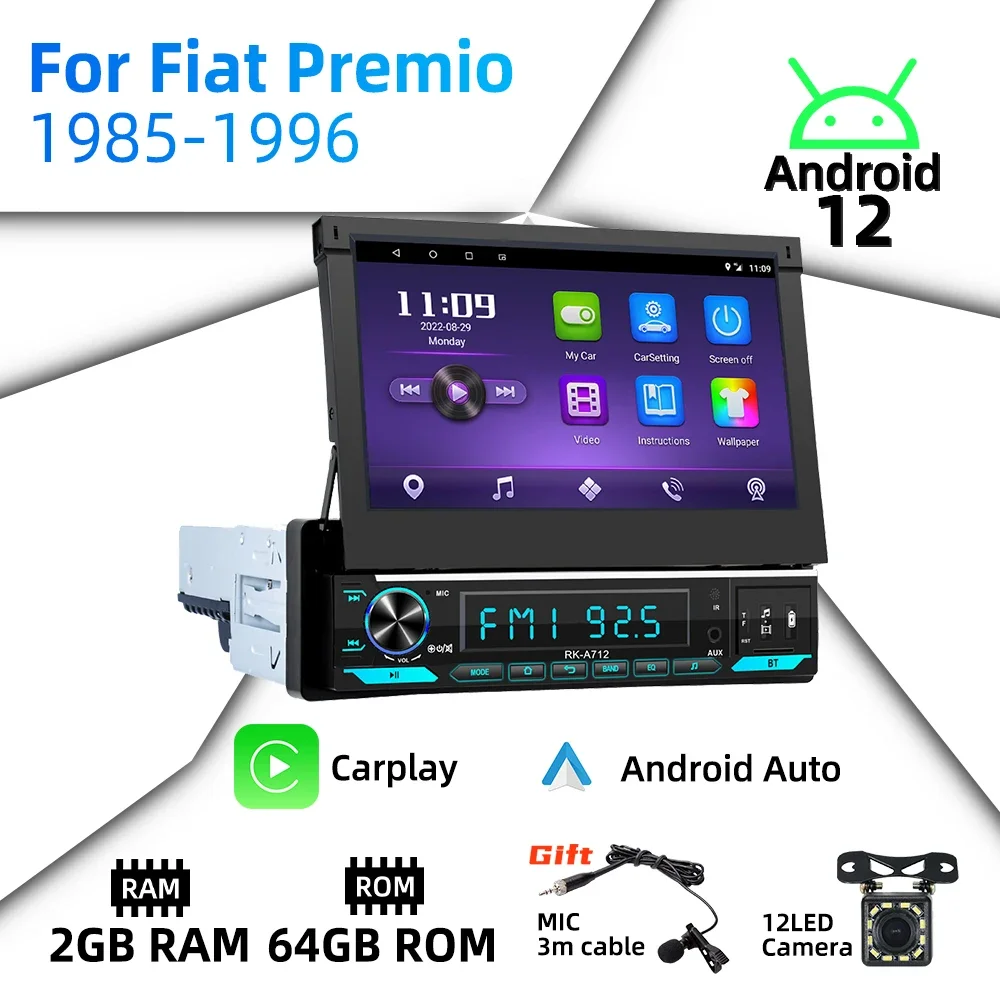 Android Car Multimedia 1Din Radio 7