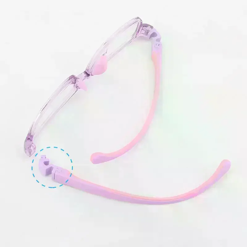 Silicone Glasses Legs Glasses Arm Anti-Slip Snap-on Eyeglasses Arm Replacement Multiple Color Silicone Glasses Legs Children's