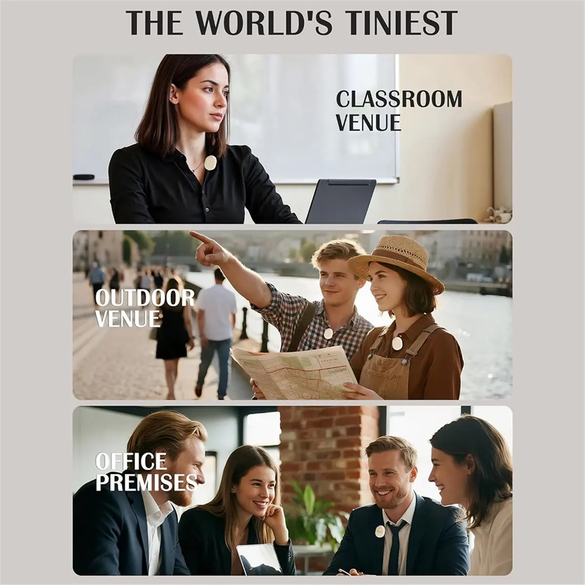 

Voice Amplifier for Teachers with Wireless Lavalier Lapel Microphone Portable Bluetooth Microphone & Speaker