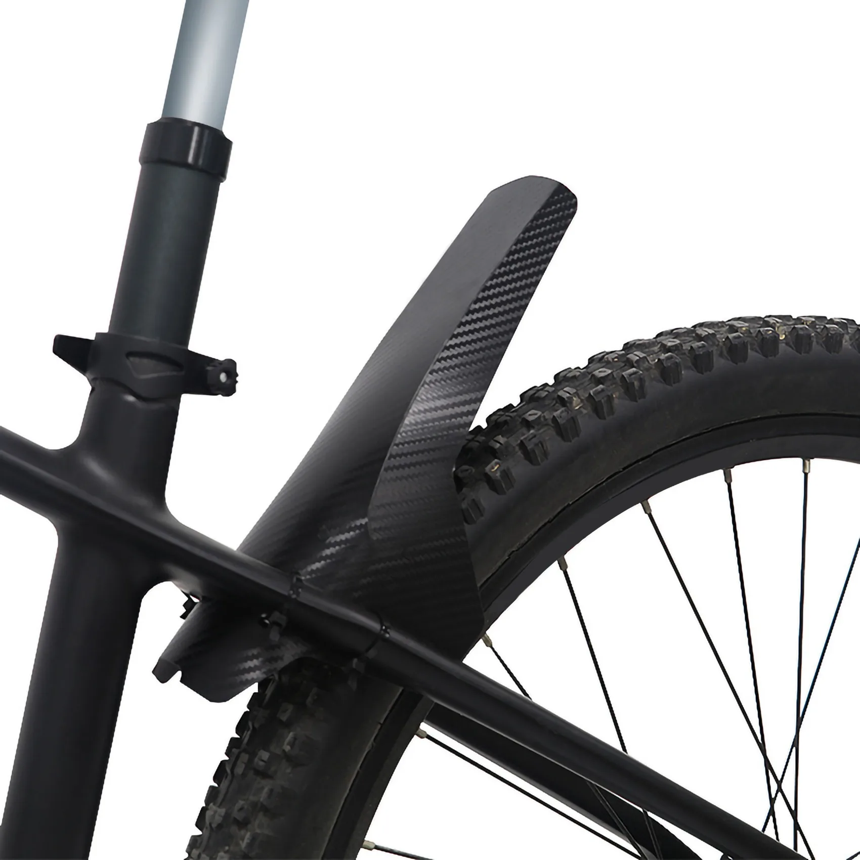 ●2Pcs Mountain Bike Fender, Front and Rear MTB Mud Guard, Adjustable Fenders Fits 26 Inch, 27.5 Inch, 29 Inch Size Bike