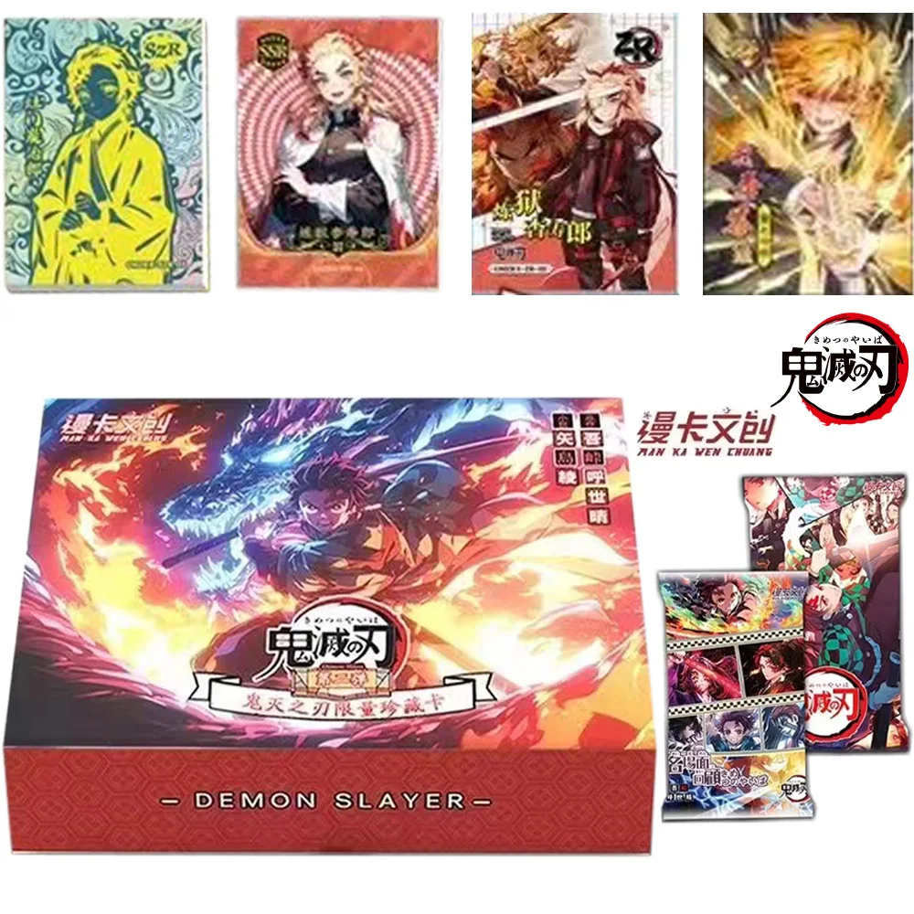 MANKA Demon Slayer Wave 3 Collection Card Kimetsu No Yaiba Tanjirou Kamado Nezuko Character Doujin Toys CCG TCG Hobbies Gift