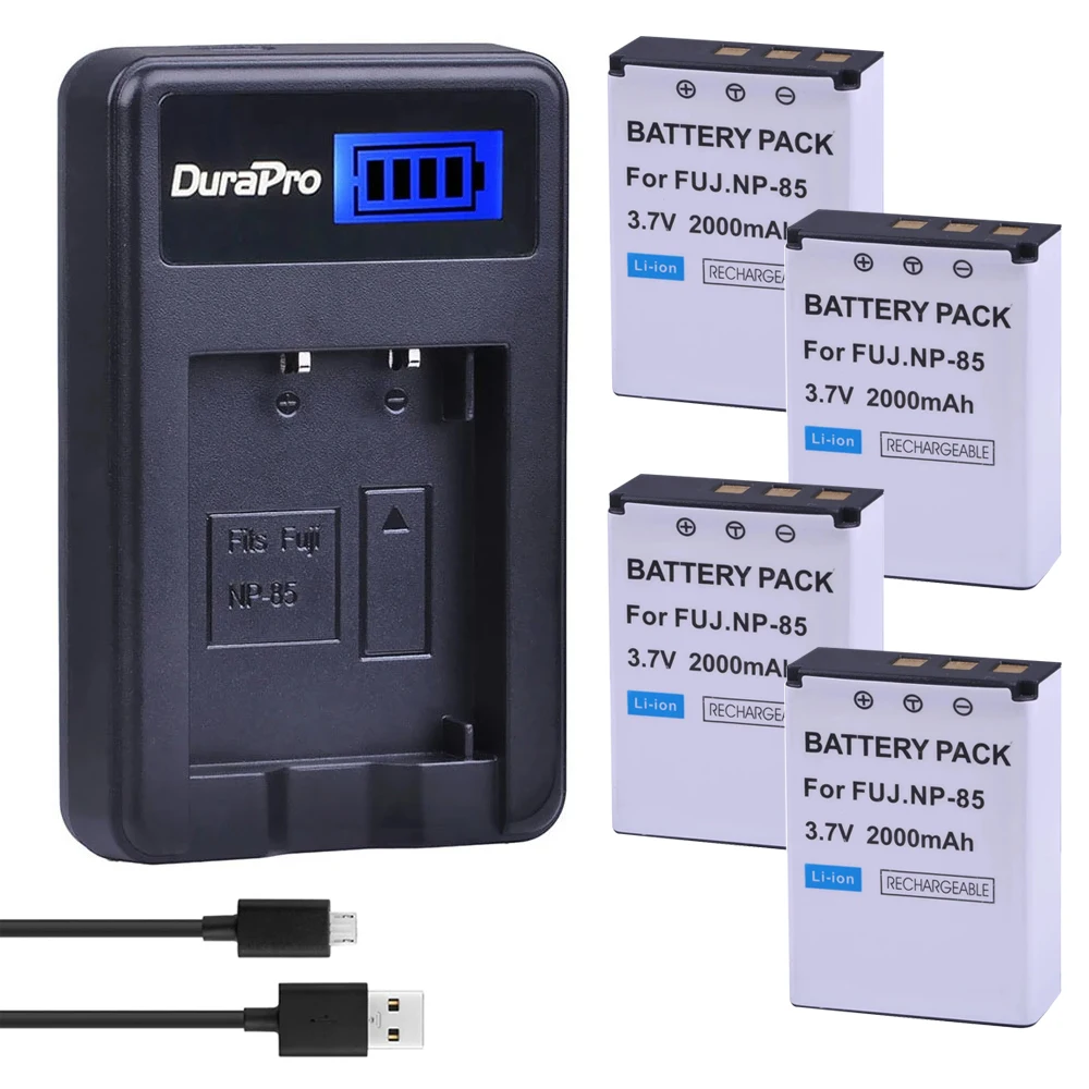 2000 мАч NP-85 NP 85 Аккумулятор NP85 + зарядное устройство для Fujifilm FinePix SL1000 SL305 SL300 SL280 SL260 SL240 S1 Аксессуары