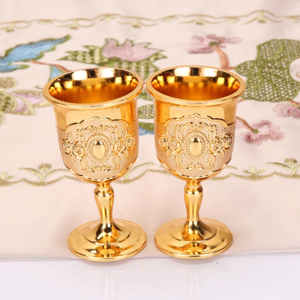 1Pcs Metal Wine Glass Retro Shot Glass Easy To Use And Clean Running Rock ClimbingDancing ActingTraveling