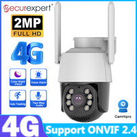 2MP 4G Outdoor HD PTZ IP Speed Dome Camera Auto Tracking Video Surveillance Camera CCTV Two Way Audio Support Onvif 2.4 protocol