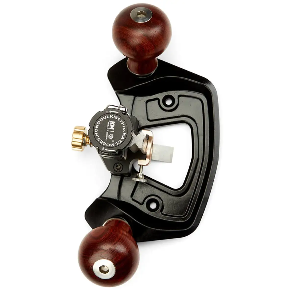 KM-17 Pro Router Plane Die Steel Body Adjustable Fence with CAM Lock Depth Stop Dual Blade 1/2\