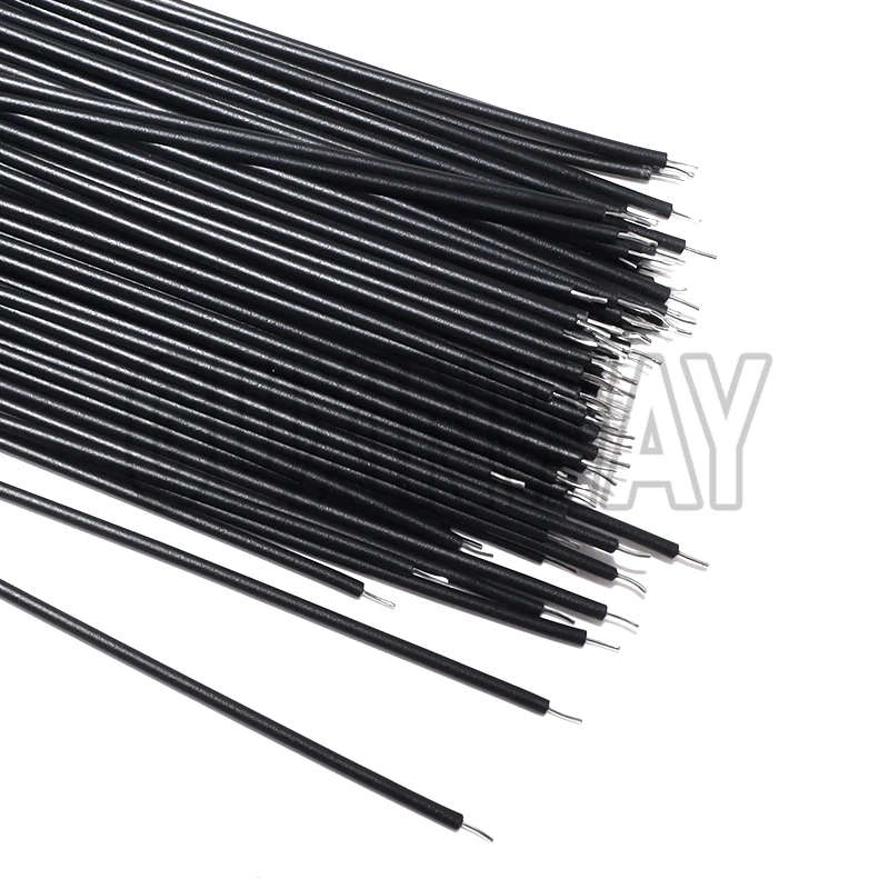 24AWG القصدير مطلي اللوح سلك كابل قافز 8 سنتيمتر 24AWG يطير سلك توصيل معزز كابل القصدير موصل الأسلاك 1007-24AWG