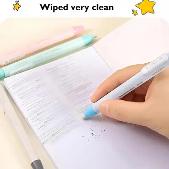 Gomme rétractable mignonne pour l'écriture au crayon, facile à tenir et à utiliser, efface avec un nettoyage de précision