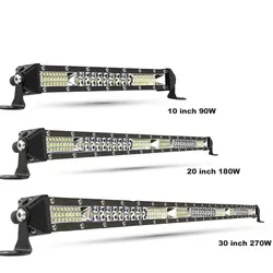 Slim Spot Flood LED Bar Off Road 12V 24V LED Light Bar/Work Light For Car 4x4 Truck ATV SUV Boat Lada Barra LED Lightbar
