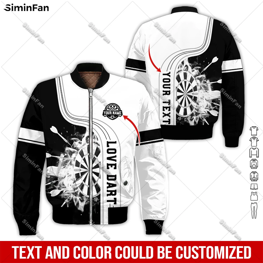 

Custom Name Love Darts Colorful 3D Printed Mens Bomber Jacket Quilted Cotton Coats Male Winter Cloth Unisex Windproof Outwear-4