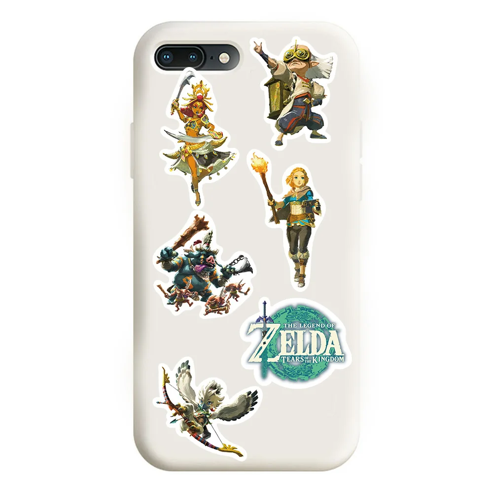 10/30/50pcs cartoon anime Tears of the Kingdom of Zelda Stickers Aesthetic Decals DIY Skateboard Phone Fridge Cool stickers