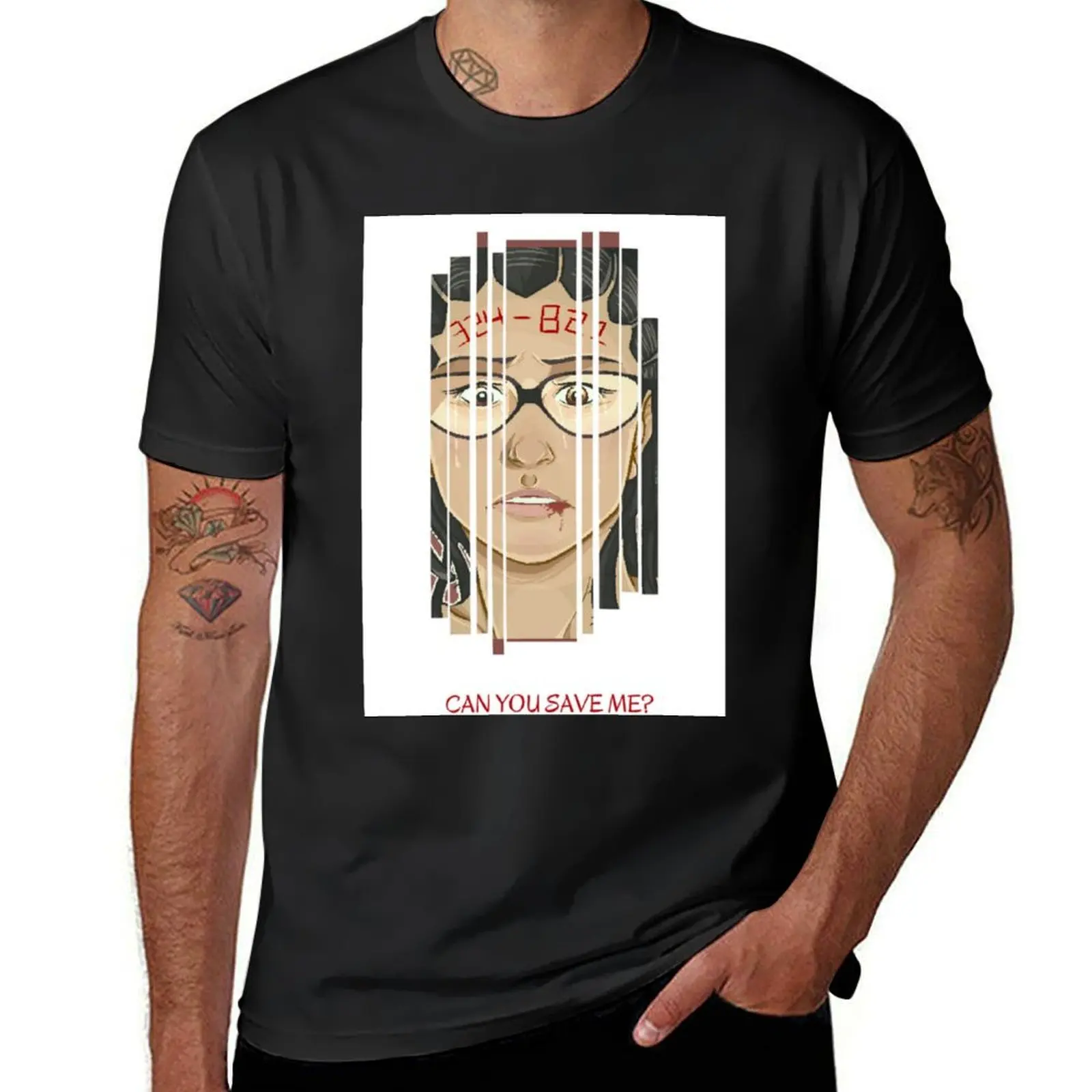 Can you save me? cosima niehaus T-Shirt blacks aesthetic clothes graphics mens t shirt