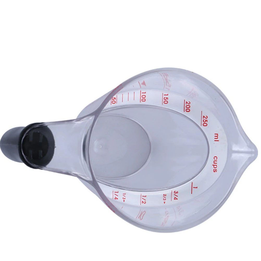 

1pc 250Ml Transparent Graduated Plastic Measuring Heat Resistant Anti-Static Hair Dyeing Perm Salon Barbers Use Scale For