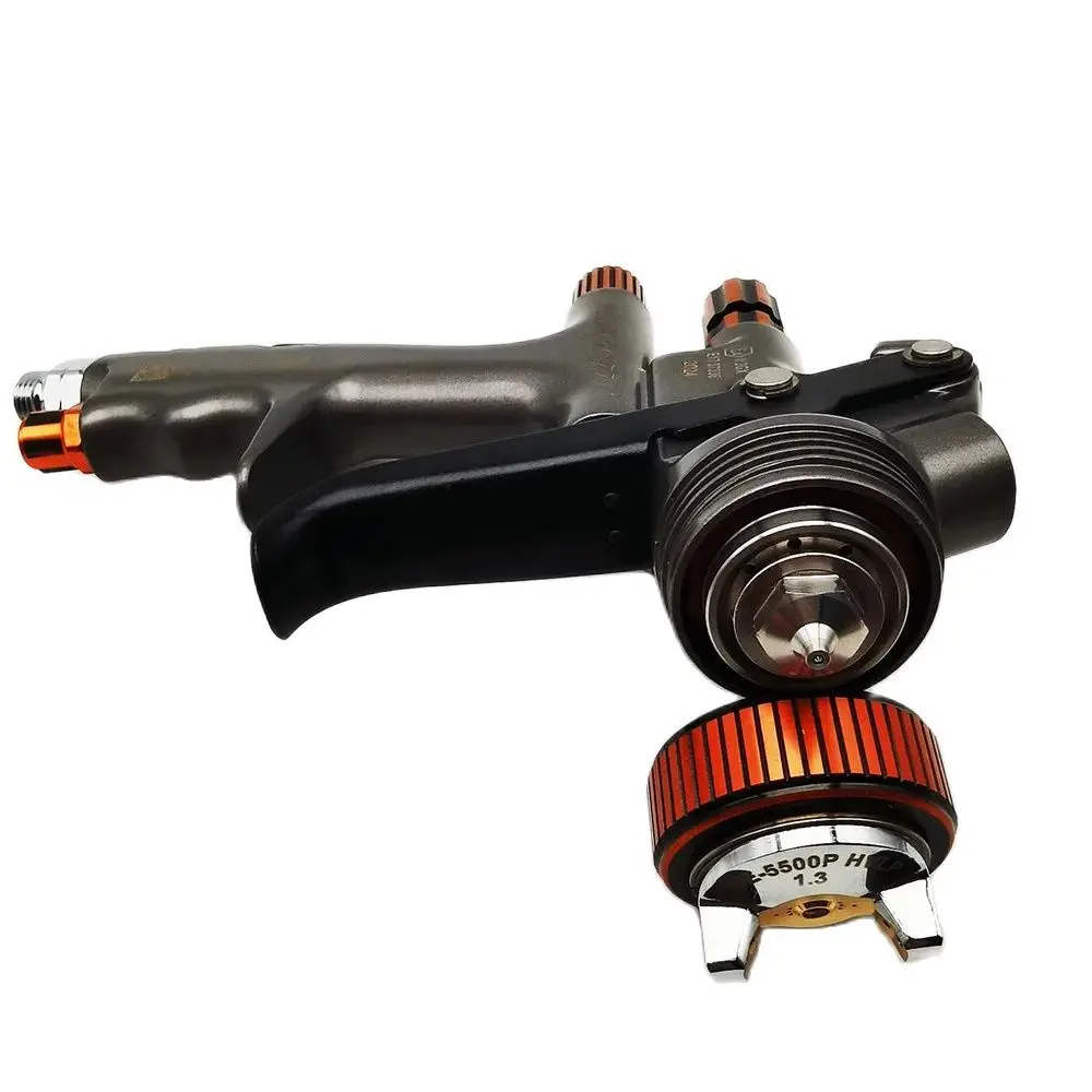 LVLP 5500P Spray Gun 1.3MM Stainless Steel Nozzle Paint Spray Guns Water-Based Paint Gun Air Spray Gun