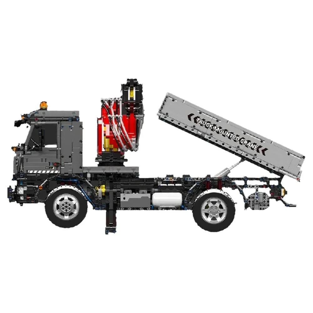 3767PCS Technische Mould King 19016 Truck Mounted Crane Transportvoertuig Model Bouwstenen Speelgoed voor Jongens en Volwassenen Cadeau
