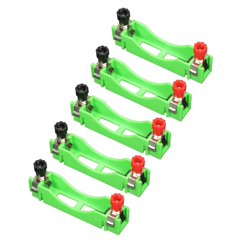 Soporte para pilas AA, serie conexión paralela, equipo instrumentos enseñanza para experimentos física, toma para
